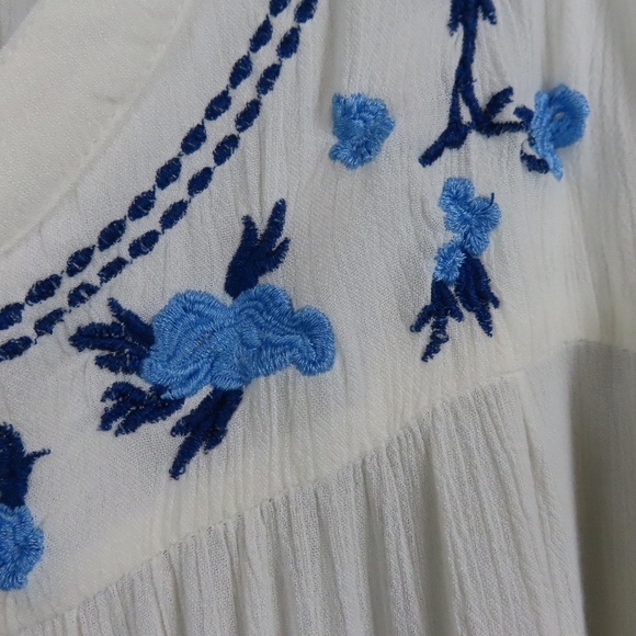 Hannah Plus Size Viscose Machine Embroidery Tunic Shirt Sz. 3X - Picture 5 of 12